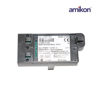 Bloco terminal maciço de EMERSON KJ4001X1-CE1 12P0732X022 16 Pin