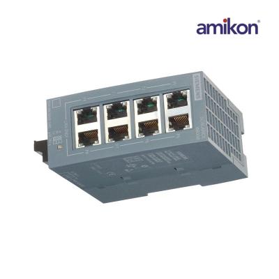 Switch Ethernet industrial não gerenciado Siemens 6GK5008-0BA10-1AB2 SCALANCE XB008