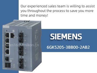 Siemens 6GK5205-3BB00-2AB2 Switch Ethernet gerenciado: Networking confiável para aplicações industriais