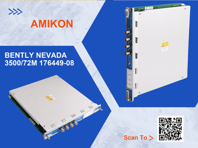 BENTLY NEVADA 3500/72M 176449-08 Monitor de posição da haste receptora