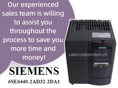 Siemens 6SE6440-2AD32-2DA1: um inversor CA de alto desempenho para aplicações versáteis