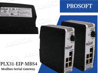 Desbloqueando a conectividade perfeita: o poder do gateway serial Modbus PROSOFT PLX31-EIP-MBS4
