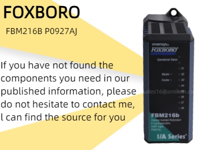 Entendendo o FBM216B P0927AJ: Módulo de entrada de comunicação redundante Hart para aplicações industriais avançadas