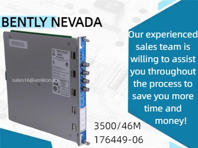 Melhore o desempenho de máquinas industriais com o monitor hidráulico Bently Nevada 3500/46M 176449-06