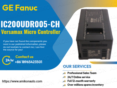 Como o microcontrolador GE IC200UDR005-CH Versamax transforma a automação moderna